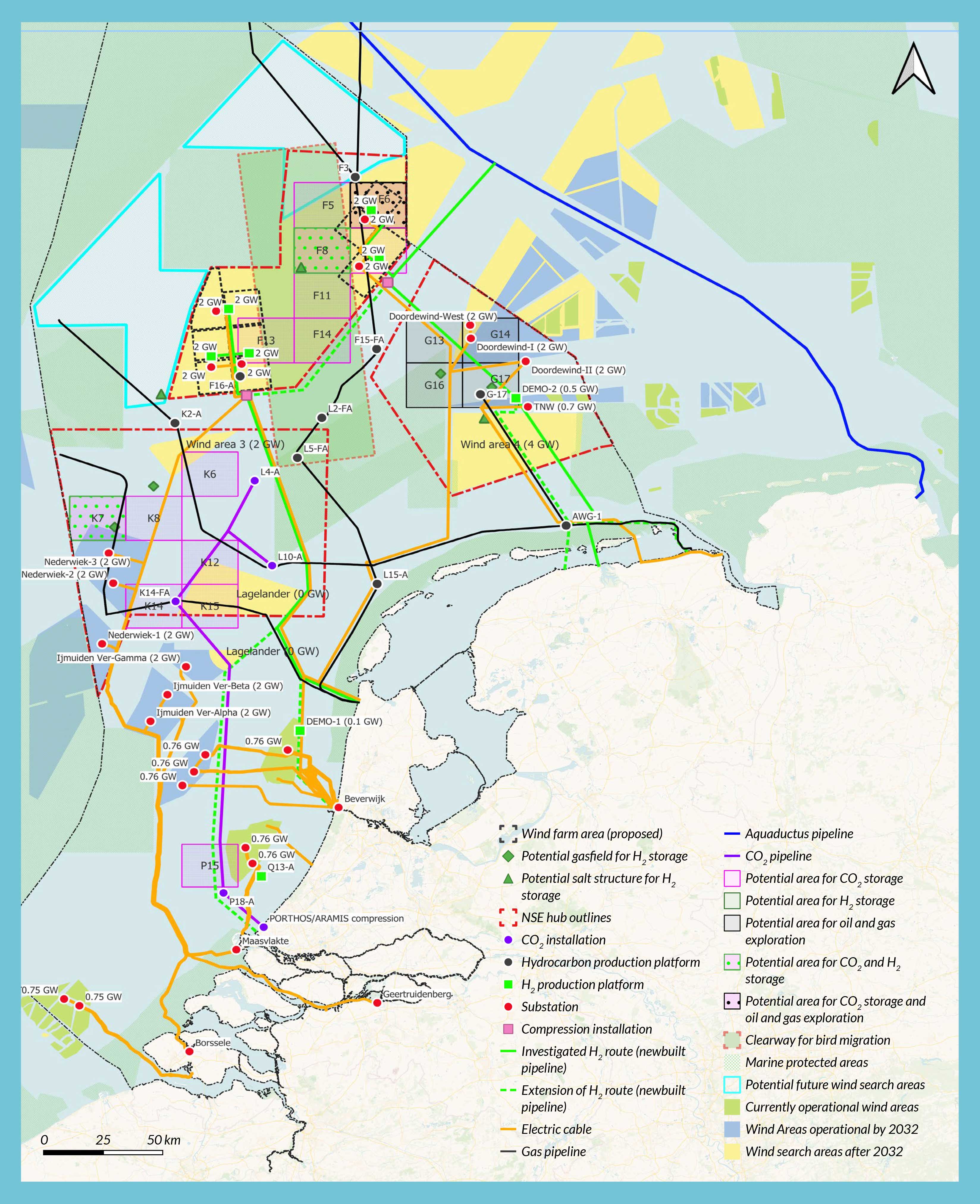 Kaart NSE5 NL Clusters